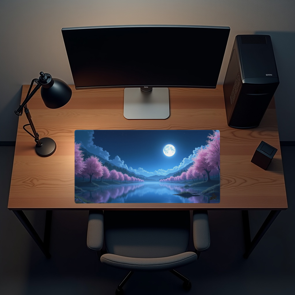 Moonlight River Gaming Mouse Pad